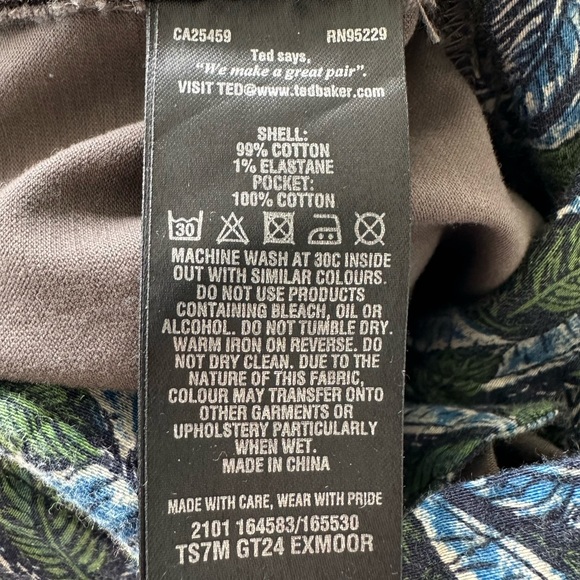 Ted Baker Cotton Chinos - Picture 4 of 6